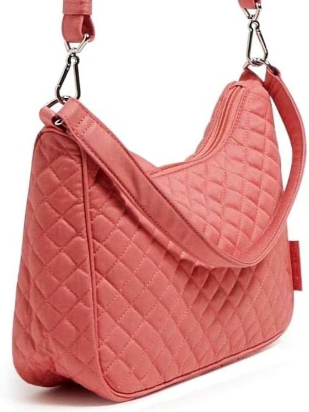 Vera Bradley Frannie Crescent Crossbody In Terra Cotta Rose - NWT